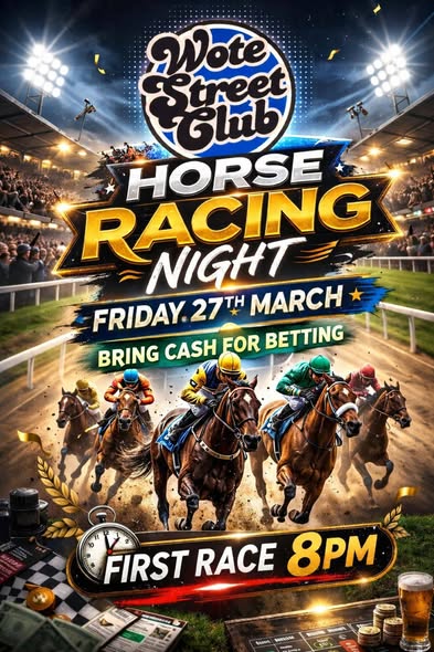 Horse Racing Night at The Wote Street Club in Basingstoke